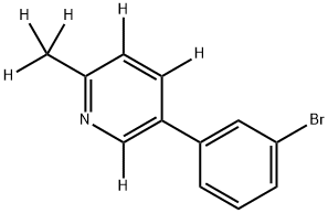 5-(3-bromophenyl)-2-(methyl-d3)pyridine-3,4,6-d3|