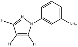 3-(1H-pyrazol-1-yl-d3)aniline,2256712-33-9,结构式