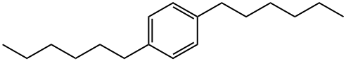 1,4-Dihexylbenzene Structure