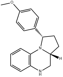 (1S,3aR)-1-(4-methoxyphenyl)-1,2,3,3a,4,5-hexahydropyrrolo[1,2-a]quinoxaline,2276801-98-8,结构式