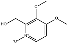 2-Pyridinemethanol, 3,4-dimethoxy-, 1-oxide Struktur