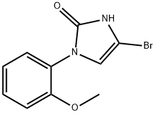 4-bromo-1-(2-methoxyphenyl)-1,3-dihydro-2H-imidazol-2-one Struktur