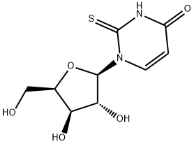 1-(beta-D-Xylofuranosyl)-2-thiouracil Struktur