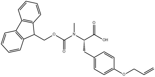 L-Tyrosine, N-[(9H-fluoren-9-ylmethoxy)carbonyl]-N-methyl-O-2-propen-1-yl- Struktur