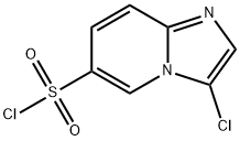 3-chloroimidazo[1,2-a]pyridine-6-sulfonyl chloride Struktur