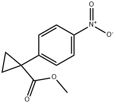 1-(4-Nitrophenyl)-cyclopropanecarboxylic acid methyl ester Struktur