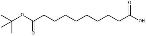10-(TERT-ブチルトキシ)-10-オキソデカン酸 化学構造式