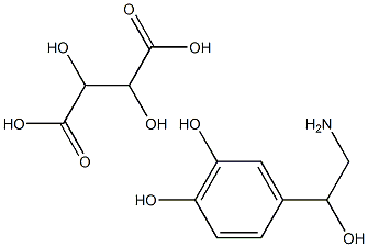 Norepinephrine Tartrate Impurity 2 Structure