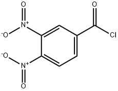 3,4-二硝基苯甲酰氯, 24376-18-9, 结构式