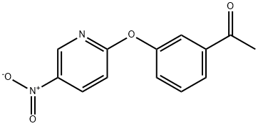 1-(3-(5-nitropyridin-2-yloxy)phenyl)ethanone Structure