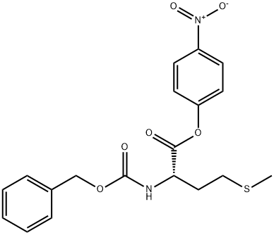 Z-L-Met-(p-ニトロフェニル)OH 化学構造式