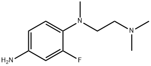 1,4-Benzenediamine, N1-[2-(dimethylamino)ethyl]-2-fluoro-N1-methyl- Struktur