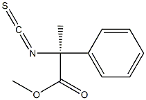 (+)-[methyl (2S)-2-isothiocyanato-2-phenylpropionate] Structure