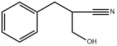 2-Hydroxymethyl-3-phenyl-propionitrile, 2601-10-7, 结构式