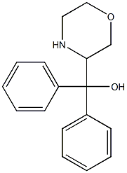 Morpholin-3-yldiphenylmethanol 结构式