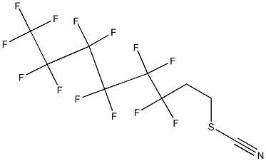 Thiocyanic acid, 3,3,4,4,5,5,6,6,7,7,8,8,8-tridecafluorooctyl ester,26650-09-9,结构式