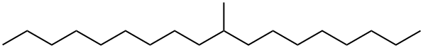 Octadecane, 9-methyl- Structure