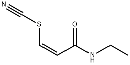 Thiocyanic acid, ester with N-ethyl-3-mercaptoacrylamide, (Z)- (8CI)