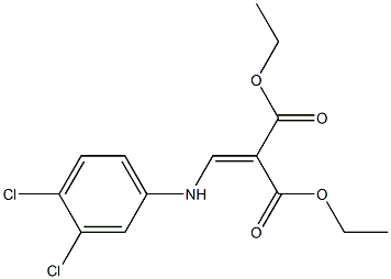 1,3-diethyl 2-{[(3,4-dichlorophenyl)amino]methylidene}propanedioate
