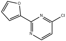4-Chloro-2-(2-furyl)pyrimidine Struktur
