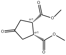 4-氧-环戊烷-顺-1,2-二羧酸二甲酯,28269-02-5,结构式