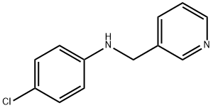 4-氯-N-[(吡啶-3-基)甲基]苯胺,29083-43-0,结构式