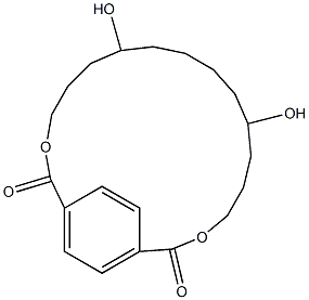 1.4-双-〔4(4-羟基丁氧基羰基)-苯甲氧基〕-丁烷, 29278-67-9, 结构式
