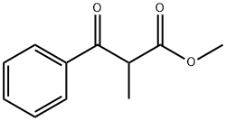 a-Methyl-b-oxo-benzenepropanoic acid methyl ester Struktur