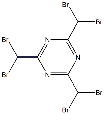 1,3,5-Triazine,2,4,6-tris(dibromomethyl)- Struktur