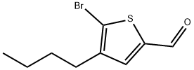 5-溴-4-丁基噻吩-2-甲醛,305800-44-6,结构式