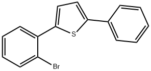 2-(2-bromophenyl)-5-phenylthiophene Structure