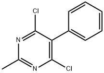 4,6-二氯-2-甲基-5-苯基嘧啶, 31778-27-5, 结构式
