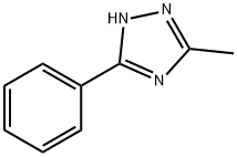 3-甲基-5-苯基-1H-1,2,4-三唑 结构式