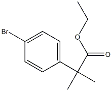ethyl 2-(4-broMophenyl)-2-Methylpropanoate Structure