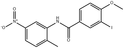 3-iodo-4-methoxy-N-(2-methyl-5-nitrophenyl)benzamide|