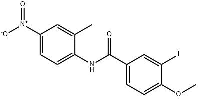 3-iodo-4-methoxy-N-(2-methyl-4-nitrophenyl)benzamide|