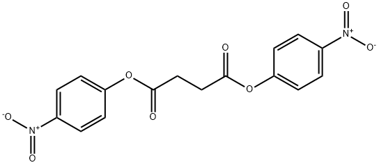 Butanedioic acid, 1,4-bis(4-nitrophenyl) ester Structure