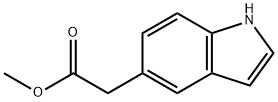 methyl 2-(1H-indol-5-yl)acetate Struktur