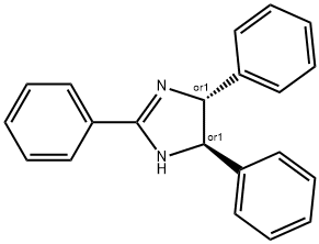 (4R,5R)-2,4,5-triphenyl-4,5-dihydro-1H-imidazole 化学構造式