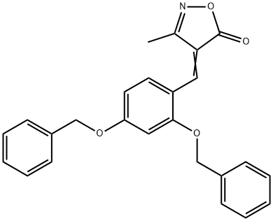 4-[2,4-bis(benzyloxy)benzylidene]-3-methyl-5(4H)-isoxazolone|