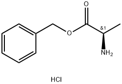 L-alanine benzyl ester hydrochloride Struktur