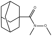 N-Methoxy-N-methyladamantane-1-carboxamide Struktur