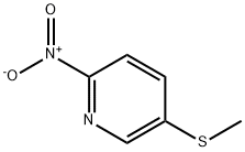 5-(甲基硫代)-2-硝基吡啶,35196-09-9,结构式
