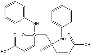4,4'-METHYLENEBIS(MALEANILIC ACID) Struktur