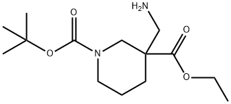 362703-55-7 1-tert-butyl 3-ethyl 3-(aminomethyl)piperidine-1,3-dicarboxylate