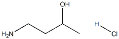 4-Amino-2-butanol HCl, 364750-87-8, 结构式