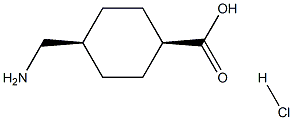 顺式-4-(氨基甲基)环己烷羧酸盐酸盐, 3667-38-7, 结构式