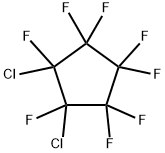 1,2-Dichloroperfluorocyclopentane Struktur