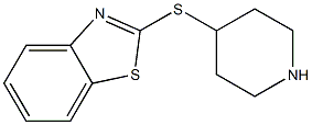 2-(Piperidin-4-Ylthio)Benzo[D]Thiazole Struktur