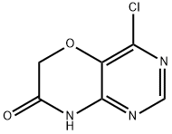 4-chloro-6H-Pyrimido[5,4-b][1,4]oxazin-7(8H)-one Struktur